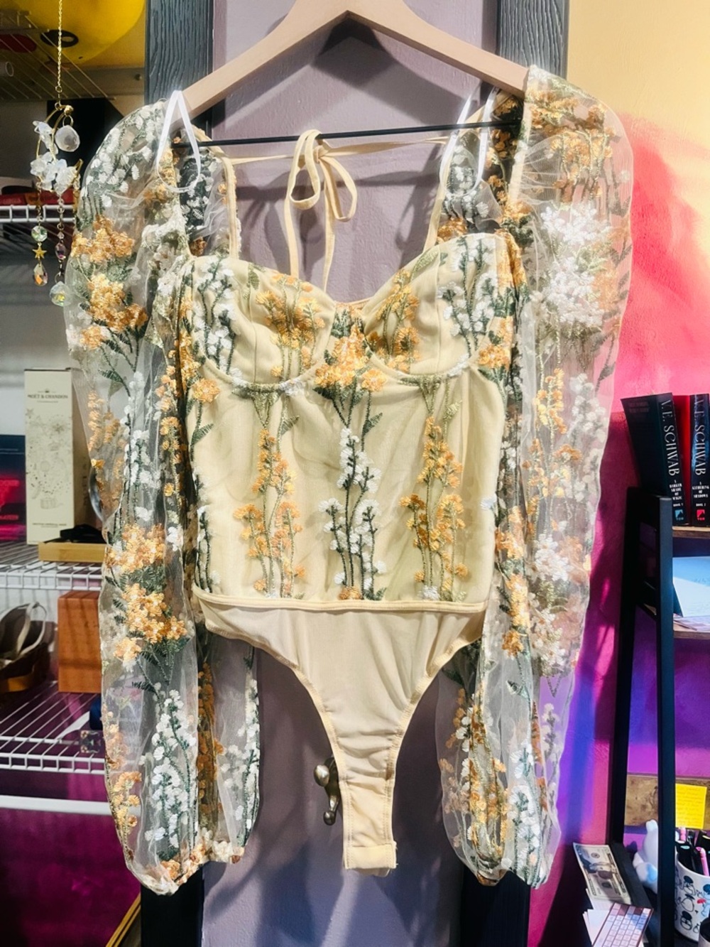 Lulu’s Embroidered Bodysuit | NWT